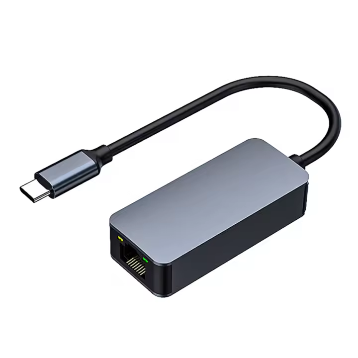 2500Mbps Ethernet a RJ45 2,5G USB 3,0 convertidor adaptador con cable de Red LAN Hub para PC portátil-Tipo C - 1
