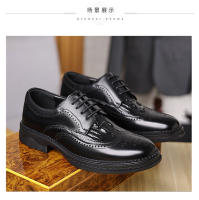 Zapatos de Cuero de Alta Gama para Hombres Zapatos Formales para Jóvenes Transpirables y de Moda - details 11