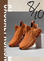Calcetines de hoja de diseñador de lujo para hombre, zapatillas de deporte con amortiguación cómoda, zapatos deportivos antideslizantes, zapatos informales para caminar - details 9