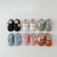 Calcetines de piso para niños, otoño e invierno, apilados y engrosados, cálidos y antideslizantes, Velcro, zapatos y calcetines de suela suave antideslizantes para interior de bebé - details 5