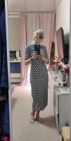 Vestido de noche Vintage para mujer, traje largo ajustado, estampado Y2K, informal, para fiesta y playa, Verano - details 4