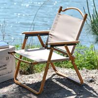Sillón de madera Kemet, silla de jardín de pesca plegable portátil para exteriores, equipo de camping - details 5