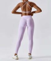 Conjunto de yoga sin costuras de 2 piezas para mujer, sujetador para gimnasio y correr, ropa deportiva, body, sujetador deportivo - details 51