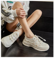 Suela de espuma pequeños zapatos blancos nueva suela gruesa que aumenta feos zapatos deportivos lindos casual versátil transpirable zapatos de mujer - details 20