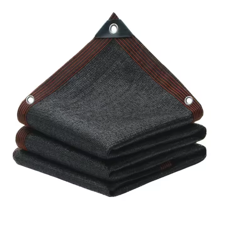 Paño de sombra Rectangular de protección solar, adecuado para exteriores, piscina, garaje, transpirable y aislado, negro - 1