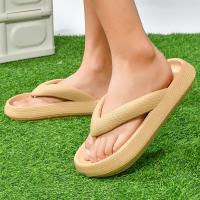 zapatillas de suela gruesa para hombre, chanclas de EVA, zapatos de verano, zapatillas de pareja, sandalias de playa al aire libre, talla grande 47, 2024 - details 23