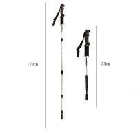 Palos de Senderismo Ultraligeros Ajustables de Aleación de Aluminio para Paso de Montaña y Senderismo Compatible con Viajes de Turismo - details 1