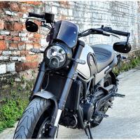 Espelho Trasero Lateral de Moto Rétro Cafe Racer de RESPRACE para Yamaha - details 7