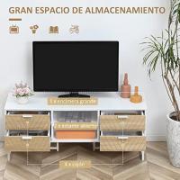 Mueble para Televisor Moderno de Salón 47 Pulgadas 4 Cajones 2 Estantes Abiertos Gestión de Cables - details 3