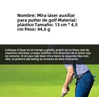 Nuevo Golf Putting ejercitador avistamiento láser asistido Golf Putting enseñanza instrumento láser infrarrojo - details 3