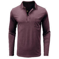 Camiseta Polo Básica de Manga Larga con Solapa para Hombre - details 52