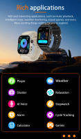 Relojes inteligentes Fitness Bluetooth deporte sano dormir ritmo cardíaco presión arterial hombre mujer reloj - details 9