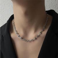 Collar de Acero de Titanio Elegante Geométrico Estilo Hip Hop Occidental sin Descoloración - details 3