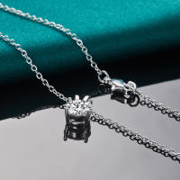 Collar con colgante de circonita AAA de Plata de Ley 925, joyería de cadena - details 3