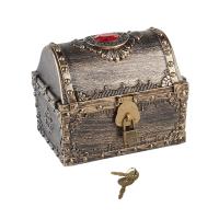 Kids Storage Pirate Treasure Box Props Antique Party Favor Decorative Vintage Chest Box for Boys Girls Children Kids