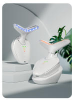 Nuevo Instrumento de Belleza para el Cuello Masaje Multifuncional para Eliminar Líneas del Cuello, Pliegues Nasolabiales, Tratamiento de Luz de Color de Microcorriente - details 10