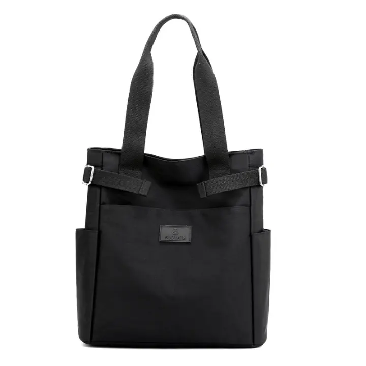 Bolso de Lona Multifunción Inspiración Japonesa |   Bandolera Cruzada con Gran Capacidad - Diseño Minimalista en Color Sólido para Uso Diario (Costuras Reforzadas y Ajuste Ergonómico) - 1