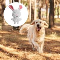 Juguete Dental de peluche para masticar para perros, varios estilos, vaca, conejo, lechón, masticadores agresivos, gran raza - details 5