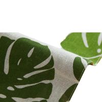Tapete de mesa duradero con forma de flor y hoja de plátano, tapete de comedor de Dacron multiusos creativo de doble cara, absorbe el agua, Universal, 4 Uds. - details 1