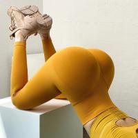 Mallas deportivas Sin Costuras Para mujer, Leggings De Cintura Alta con realce Para Yoga, ropa De Fitness Para el hogar, Pantalones De Entrenamiento - details 5