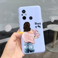 Funda de teléfono a prueba de golpes para Xiaomi Redmi 12c, carcasa suave de TPU para Redmi 12c Redmi12c, bolsa trasera hermosa para niña, mariposa y flor - details 4