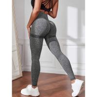 Pantalón de Yoga de cintura alta para mujer, ropa deportiva para correr, ciclismo y gimnasio, pantalones adelgazantes y levantamiento de cadera, mallas de Color sólido - details 7