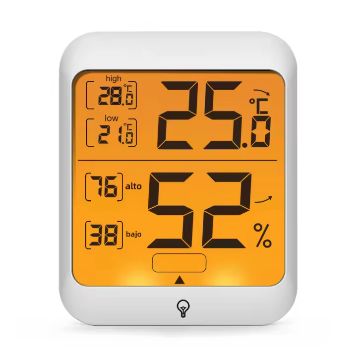 Termómetro Y Higrómetro Digital ThermoPro TP53 Para El Hogar Medidor De Temperatura Y Humedad Con Luz Trasera Estación De Clima Para Habitación Rango De Medición -58°F~158°F(10%~99%) - 1