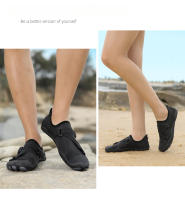 Al aire libre creek zapatos de cinco dedos de las mujeres zapatos de natación de secado rápido zapatos suaves de playa anfibios de los hombres anti-corte zapatos de buceo - details 6