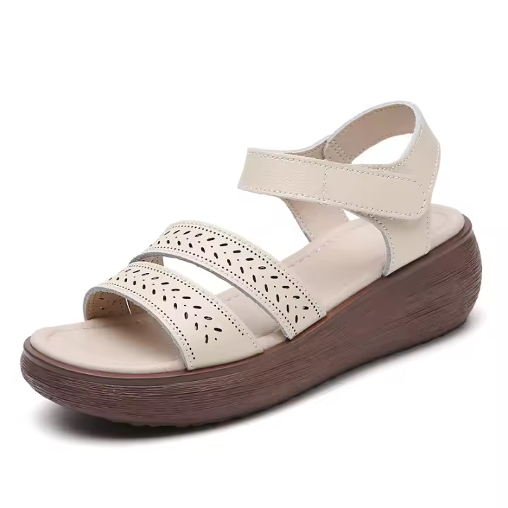 Sandalias de tacón alto con cuña de moda de verano para mujer - 1
