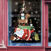 Pegatinas de Ventana de Navidad 2024 Santa Claus, Árbol de Navidad, Decoración de Fiesta - details 12