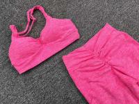 Leggings de dos piezas con espalda en V, gimnasio Tre, conjunto de entrenamiento para correr, ropa deportiva para mujer, traje de yoga - details 34