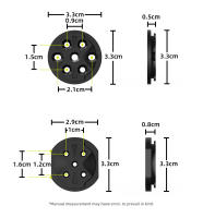 Rrskit Bicycle Computer Repair Parts For Bryton/iGPSPORT/Magene/Xoss G/Xoss G+ Cycling GPS Base Replacement Repair Parts - details 2
