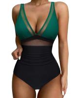 Traje de Baño de Malla Estilo Tanga 2024 Control de Barriga Traje de Baño de Playa Retrocedible - details 12
