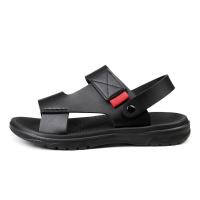 Sandalias de hombre verano ocio playa vacaciones al aire libre masculino Retro cómodo Casual sandalias de cuero hombres chanclas - details 1