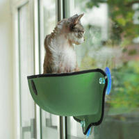 Hamaca para Gatos Suave y Cómoda Asiento de Ventana con Ventosa Cama de Sol para Gatos - details 1