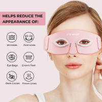 Máscara Facial de terapia de luz Led, equipo de belleza para uso doméstico, equipo de masaje ocular, máscara Ems con cable, máscara de ojos Ems para estiramiento Facial - details 1