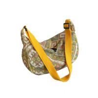 Bolso de hombro de lona de viento étnico para mujer, bolso de mensajero pequeño, bolsos de mano simples con cremallera, bolso de playa informal, nueva tendencia, 2024 - details 13