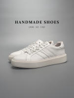 Zapatos de tablero hechos a mano de suela gruesa, ligeros y transpirables, versátiles, pequeños zapatos blancos de gama alta - details 0