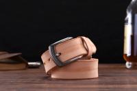 Cinturones de diseñador para hombre, piel de vaca auténtica de alta calidad, color marrón, de lujo,talla grande, 100% grano real - details 32