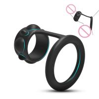 Anillo masculino anillo retrasar la eyaculación anillos de erección pene juguetes sexuales para hombres parejas adultos tienda Sexy productos - details 2