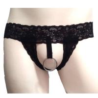 Tanga ENCE transparente para hombre, sin espalda, ropa interior sexy sólida para disparar BO, ropa interior gay - details 5