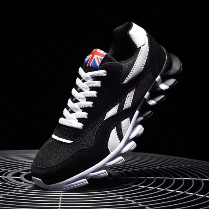 Zapatos deportivos para hombre 2024 moda transpirables antideslizantes amortiguadores cómodos para caminar tallas 39-48 - 1