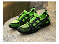Zapatillas de deporte transpirables de punto para hombre, zapatos de senderismo antideslizantes, zapatos de playa Unisex, zapatillas de entrenamiento, zapatos de Trekking al aire libre, verano - details 15