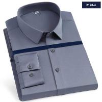 Camisa elástica de manga larga, nuevos productos antiarrugas, blusa vertical masculina, camisa masculina (Regalo 1 pieza) - details 8