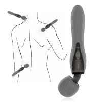 Vibrador potente con Control de frecuencia para mujer, máquina sexual de doble Motor, Varita AV, vagina, masturbación, juguete sexual - details 3