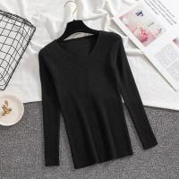 suéter de punto de manga larga para mujer, Jersey informal OL, otoño e invierno, 2025 - details 50