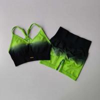 Conjunto de ejercicio de espalda degenerativa para mujer, sujetador deportivo para correr, ropa ajustada, Tre de 2 UDS, pantalones, contraste, yoga, Fierss, - details 11