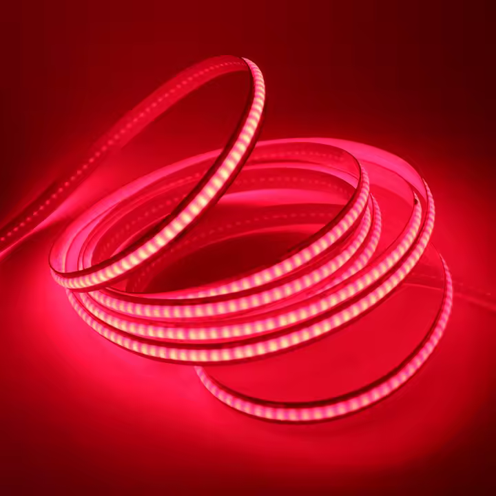 Tira de luces LED COB, iluminación lineal de alta densidad, USB 5V, 320LED/m, cinta Flexible, cálida, Natural, blanco frío, rojo y azul - 1