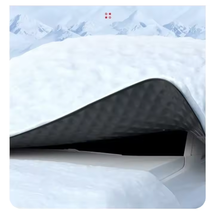 Cubierta De Parabrisas Para Coche Con Imán Y Bandas Reflectantes Protección Contra Hielo Y Nieve Ventana Delantero Del Coche - 1