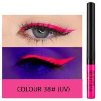 HANDAIYAN Juego de delineador de ojos líquido mate de 12 colores, delineador de ojos colorido intenso metálico resistente al agua, larga duración, punta ultrafina a prueba de manchas - details 47